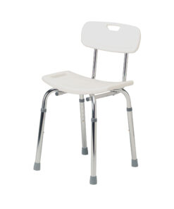 4207A : Aluminium Shower Chair with Backrest