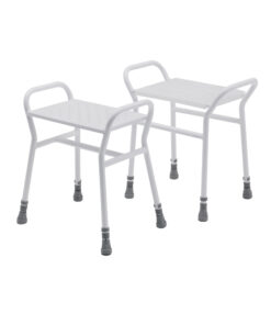 4216P : Belmont Adjustable Shower Stool with a Plastic Clip On Seat