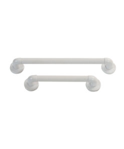 4257 Range: White Plastic Fluted Deluxe Grab Bar