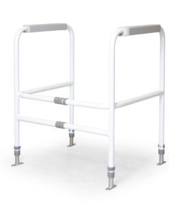 4321FEX : Double Adjustable Toilet Surround with Floor Fixing Legs