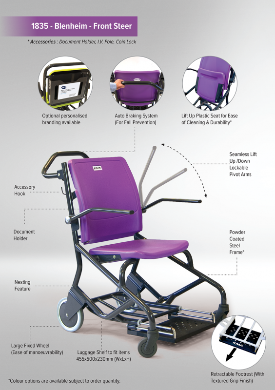 Patient Transfer Chairs - Roma Medical