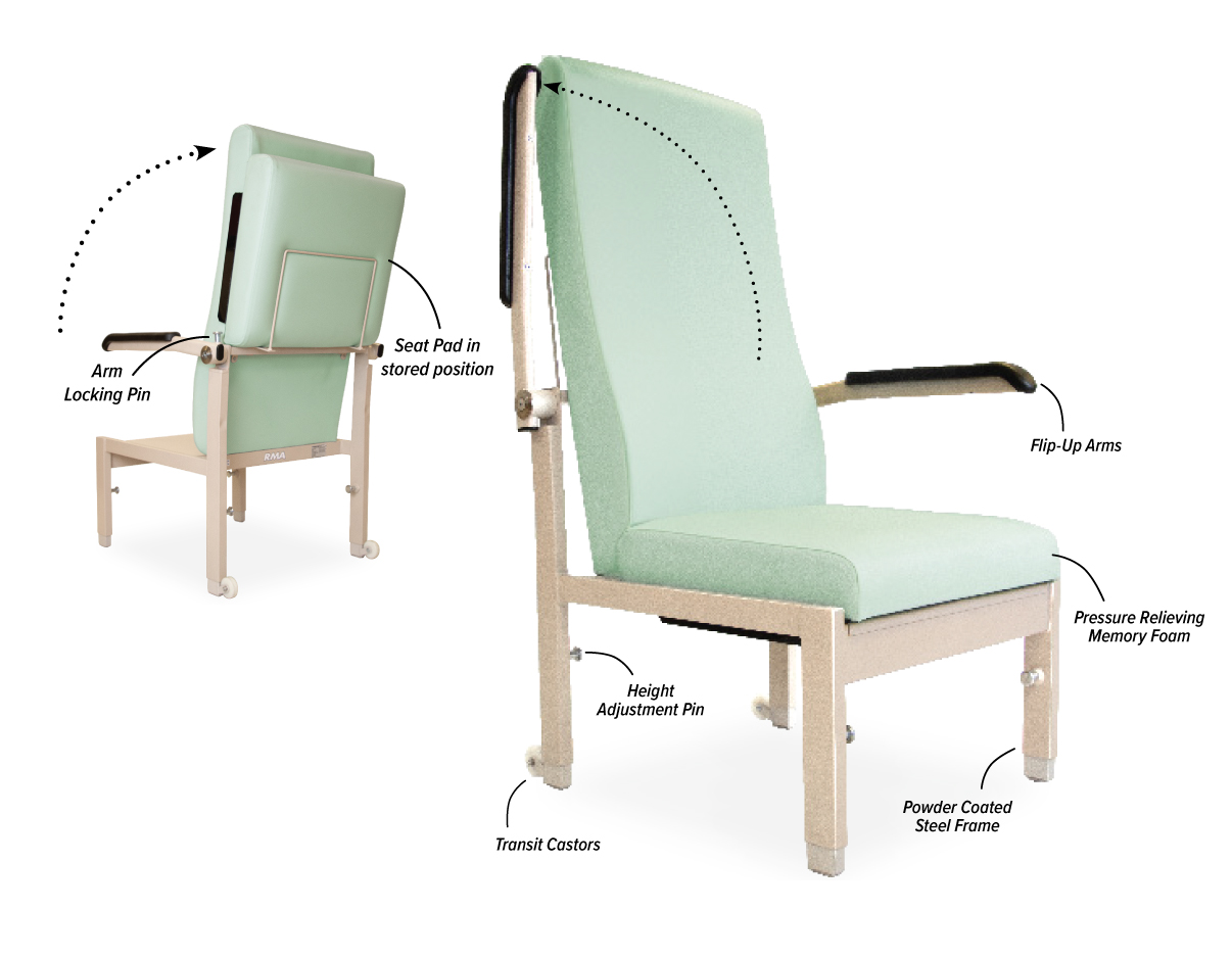 Eliot Patient Bedside Chair