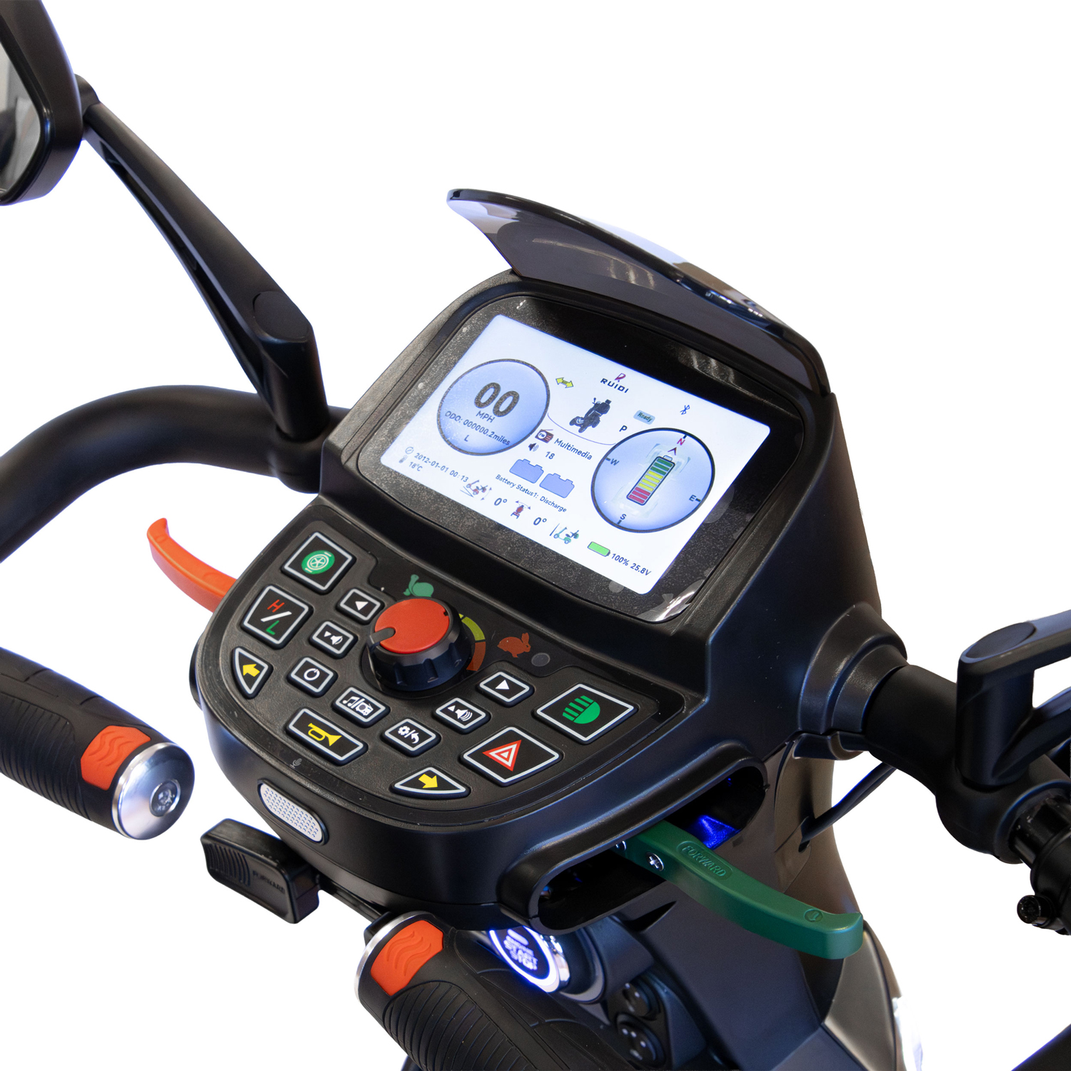 R4SE Luxury Scooter Scooter Controls